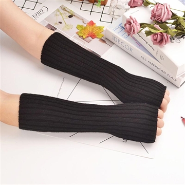 XT-0016 Winter Fingerlose Handschuhe - 30cm - Schwarz