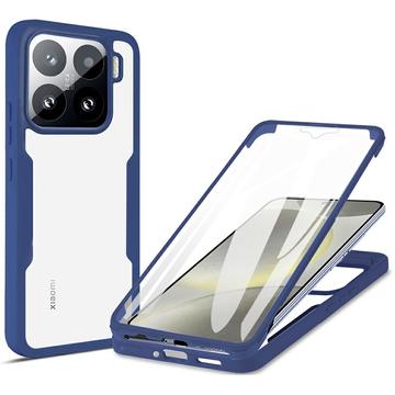 Xiaomi 15 360 Schutz Hülle - Blau / Durchsichtig
