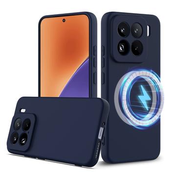 Xiaomi 15 Pro Liquid Silikonhülle - MagSafe-kompatibel - Dunkel Blau