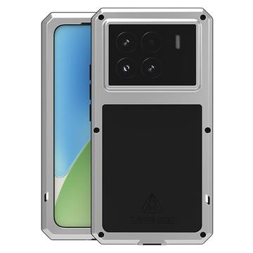 Xiaomi 15 Pro Love Mei Powerful Hybrid Hülle - Silber