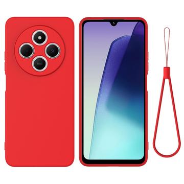 Xiaomi 15 Ultra Liquid Silikonhülle mit Handschlaufe - Rot