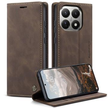 Xiaomi 15T Caseme 013 Serie Schutzhülle mit Geldbörse - Kaffee