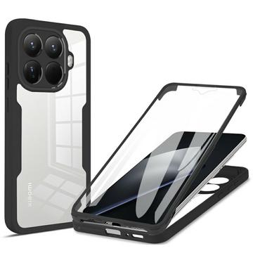 Xiaomi 15T Pro 360 Schutz Hülle - Schwarz / Durchsichtig