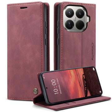 Xiaomi 15T Pro Caseme 013 Serie Schutzhülle mit Geldbörse - Rot