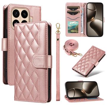Xiaomi 15T Pro Luxus Gesteppte Wallet Hülle