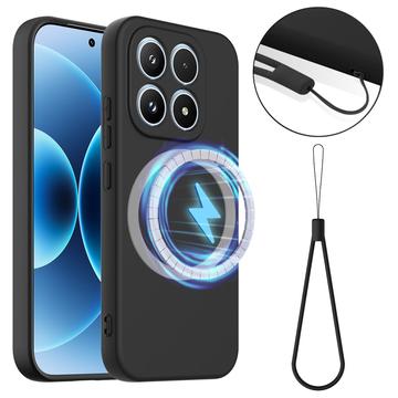 Xiaomi 17 Liquid Silikonhülle - MagSafe-kompatibel - Schwarz