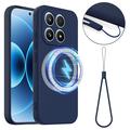 Xiaomi 17 Liquid Silikonhülle - MagSafe-kompatibel - Dunkel Blau