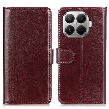 Xiaomi 17T Pro Wallet Hülle mit Ständer - Braun