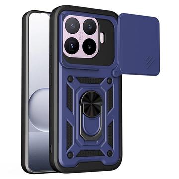 Xiaomi 17T Drehring-Hybrid Hülle mit Kameraschutz - Blau