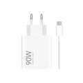 Xiaomi 90W Reise-Ladegerät mit USB-C Kabel - Weiß