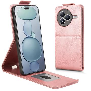 Xiaomi Civi 5 Pro Vertikal Flip Hülle mit Ständer - Roségold
