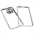Xiaomi Mi 11 Pro Magnetisches Cover mit Panzerglas - Hell Lila