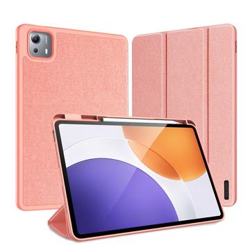 Xiaomi Pad 7S Pro 12.5 Dux Ducis Domo Tri-Fold Smart Folio Hülle - Rosa