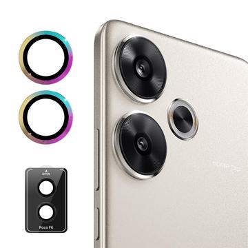 Xiaomi Redmi Turbo 3/Poco F6 Hat Prince Kameraobjektiv Panzerglas - Bunt