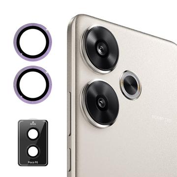 Xiaomi Redmi Turbo 3/Poco F6 Hat Prince Kameraobjektiv Panzerglas - Purpur