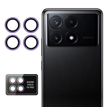 Xiaomi Poco F6 Pro Hat Prince Kameraobjektiv Panzerglas - Purpur