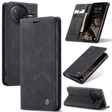 Xiaomi Poco F7 Ultra/F7 Pro Caseme 013 Serie Schutzhülle mit Geldbörse - Schwarz