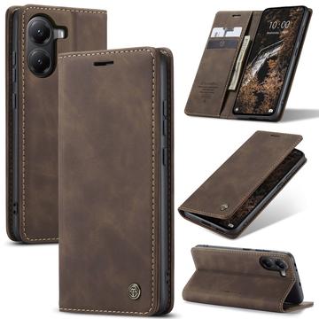 Xiaomi Poco X7 Pro Caseme 013 Serie Schutzhülle mit Geldbörse - Kaffee
