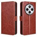 Xiaomi Redmi 14C/14R/Poco C75 Wallet Schutzhülle mit Magnetverschluss - braun