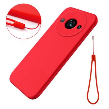 Xiaomi Redmi A3x Liquid Silikonhülle - Rot