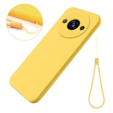 Xiaomi Redmi A3x Liquid Silikonhülle - Gelb