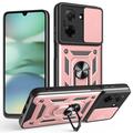Xiaomi Redmi A5 4G/Poco C71 Drehring-Hybrid Hülle mit Kameraschutz - Roségold