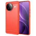 Xiaomi Redmi K80 Pro/Poco F7 Ultra Gebürstete TPU Hülle - Karbonfaser