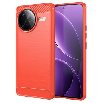 Xiaomi Redmi K80 Pro/Poco F7 Ultra Gebürstete TPU Hülle - Karbonfaser