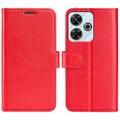 Xiaomi Redmi Note 13R/Poco M6 4G/Redmi 13 5G Wallet Schutzhülle mit Magnetverschluss - Rot
