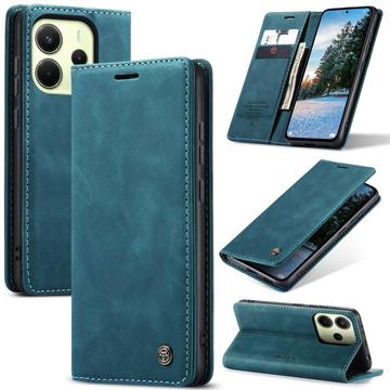 Xiaomi Redmi Note 14 4G Caseme 013 Serie Schutzhülle mit Geldbörse - Blau