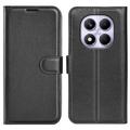 Xiaomi Redmi Note 14 Pro 4G Wallet Schutzhülle mit Magnetverschluss - Schwarz