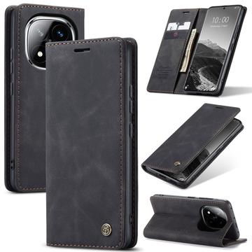 Xiaomi Redmi Note 14 Pro 5G/14 Pro+ 5G/Poco X7 Caseme 013 Serie Schutzhülle mit Geldbörse - Schwarz