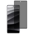 Xiaomi Redmi Note 14 Pro+ 5G/13 Pro+ Privacy Full Cover Panzerglas - 9H - Schwarz Rand