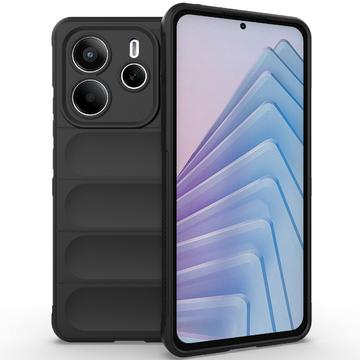 Xiaomi Redmi Note 14 5G Rugged TPU Hülle - Schwarz