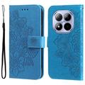 Xiaomi Redmi Note 15 Pro 5G Mandala Serie Wallet Hülle - Blau