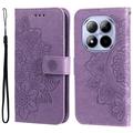 Xiaomi Redmi Note 15 Pro 5G Mandala Serie Wallet Hülle - Purpur