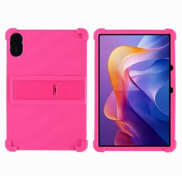 Xiaomi Redmi Pad 2 Silikonhülle mit Kickstand - Hot Pink