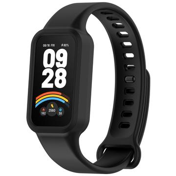 Xiaomi Smart Band 9 Active/Redmi Band 3 Ersatz-Silikonarmband mit integriertem Rahmen