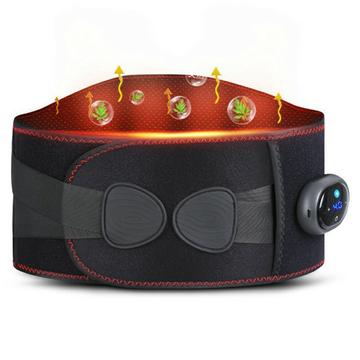 YF-FR069 Graphen-Heiztherapie-Taillengürtel mit Vibrationsmassage - Schwarz