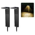 YH0801 Solarbetriebene Gartenleuchte - 2 Stk. - Warmes Licht