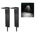 YH0801 Solarbetriebene Gartenleuchte - 2 Stk. - Weißes Licht