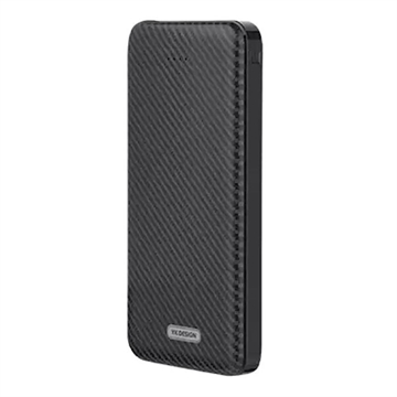 YK-Design YKP-020 Power Bank 20000mAh - 2x USB - Karbonfaser Schwarz