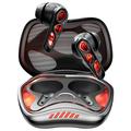 YX36 AI Smart Übersetzungskopfhörer / Gaming Bluetooth Headset mit Hi-Fi Sound - Schwarz
