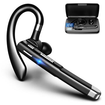 YYK-520 2nd Wireless Bluetooth 5.0 Single Ear Headset Car Earhook Business Kopfhörer mit Ladekoffer