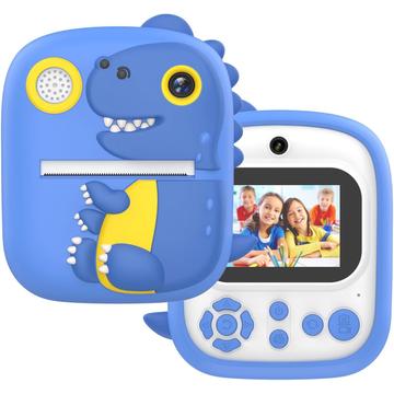 YYTech P3 T-Rex Sofortdruck-Kinderkamera - Blau
