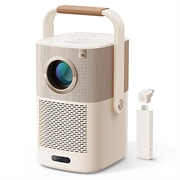 Yaber T2 Plus Tragbarer Full-HD-Projektor mit JBL-Sound und Google TV - Beige