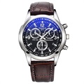 Yazole 271 Fashion Herren Quarzuhr - Schwarz / Braun