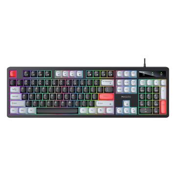 Yesido KB44 Geräuscharme mechanische Tastatur mit RGB-Hintergrundbeleuchtung - USB-A - 104 Tasten