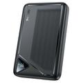 Yesido YP82 10000mAh Power Bank mit Digitalanzeige - 22.5W, 2x USB-A, USB-C - Schwarz