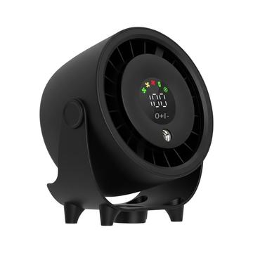 Z6 2-in-1-Tischventilator mit Luftbefeuchterfunktion - über USB aufladbar - Schwarz